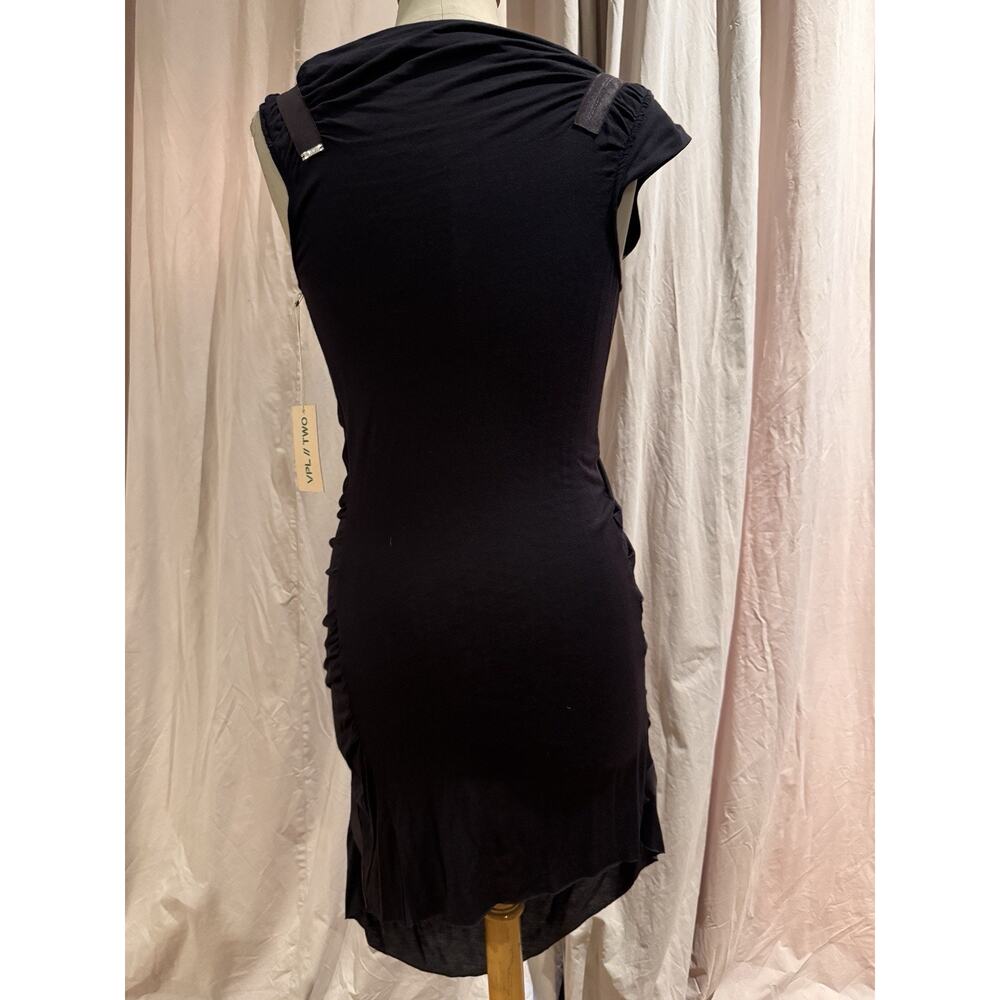 VPL Vintage Draped X Dress W/ Original Tags M - Picture 3 of 5